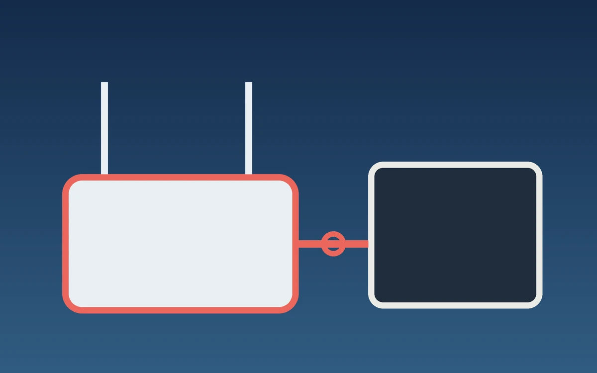 Illustration éditoriale d’une Bbox et d’un décodeur TV interrompus