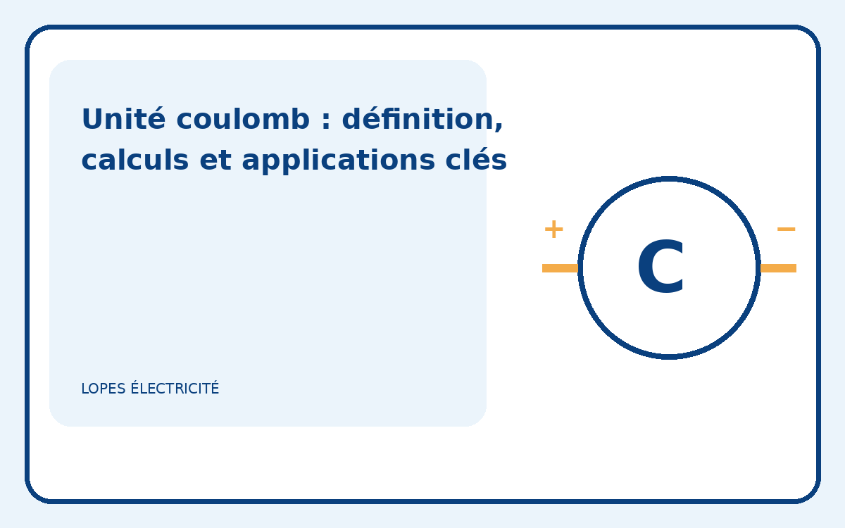 Illustration pédagogique de la charge électrique et du coulomb