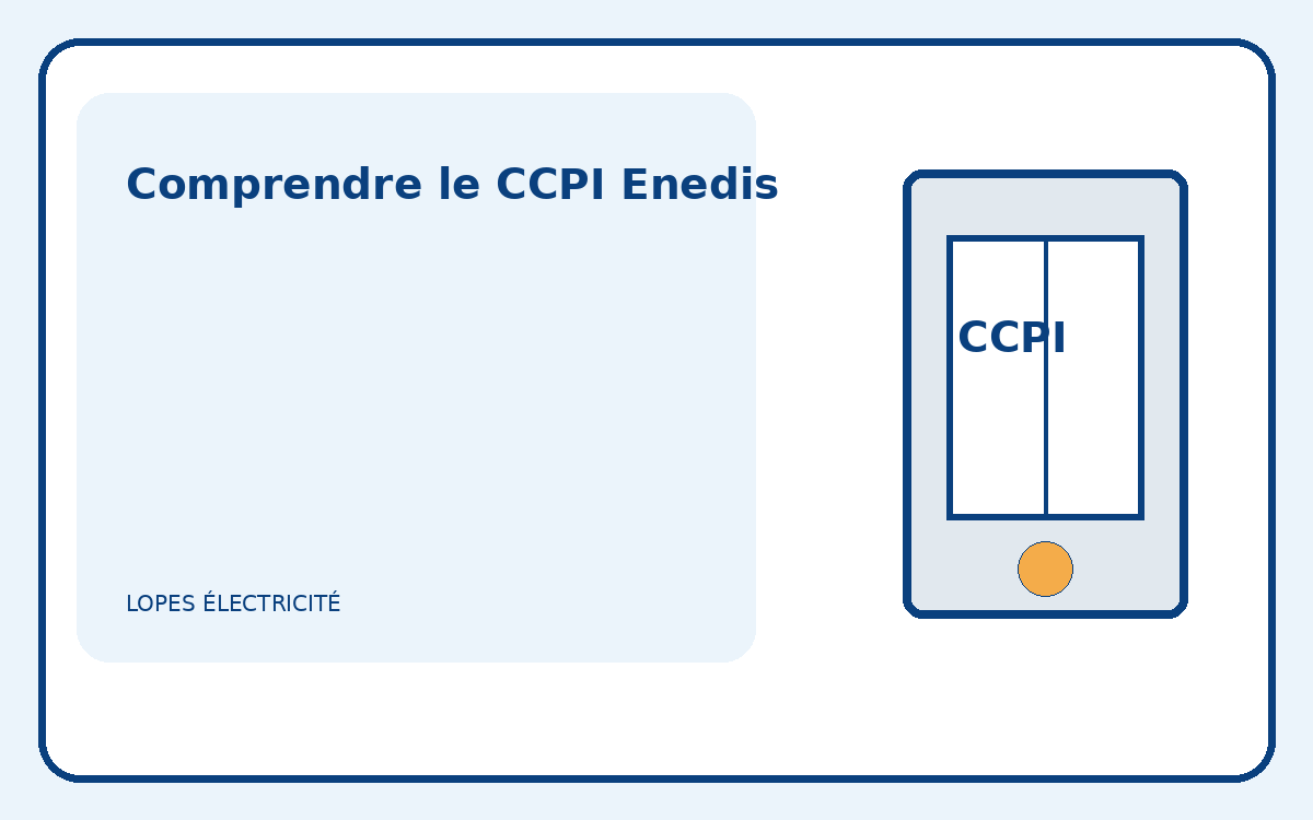 Illustration pédagogique d’un coffret CCPI scellé en limite de propriété